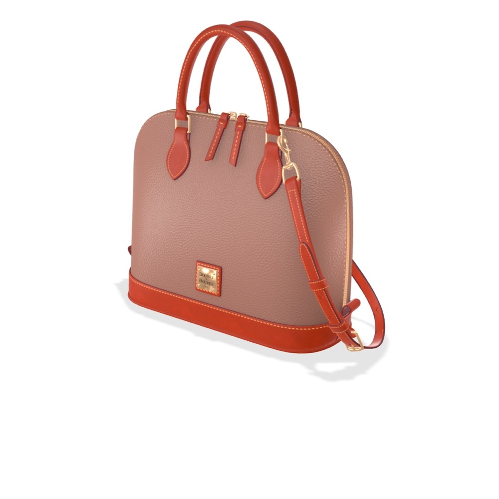 Dooney & Bourke Pebble Grain Zip Zip Satchel